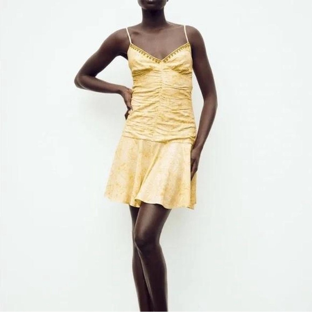 Zara Yellow Summer dress